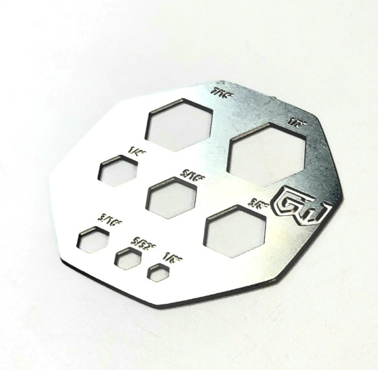 Grim Workshop Roundabout 8 in 1 Multi Hex Wrench Fits in xReel Ultra-Lightweight
