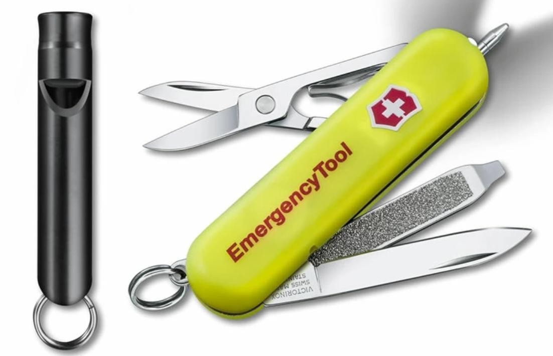 Victorinox Signature Lite Rescue Tool Glow in the Dark Whistle 9 Functions Japan