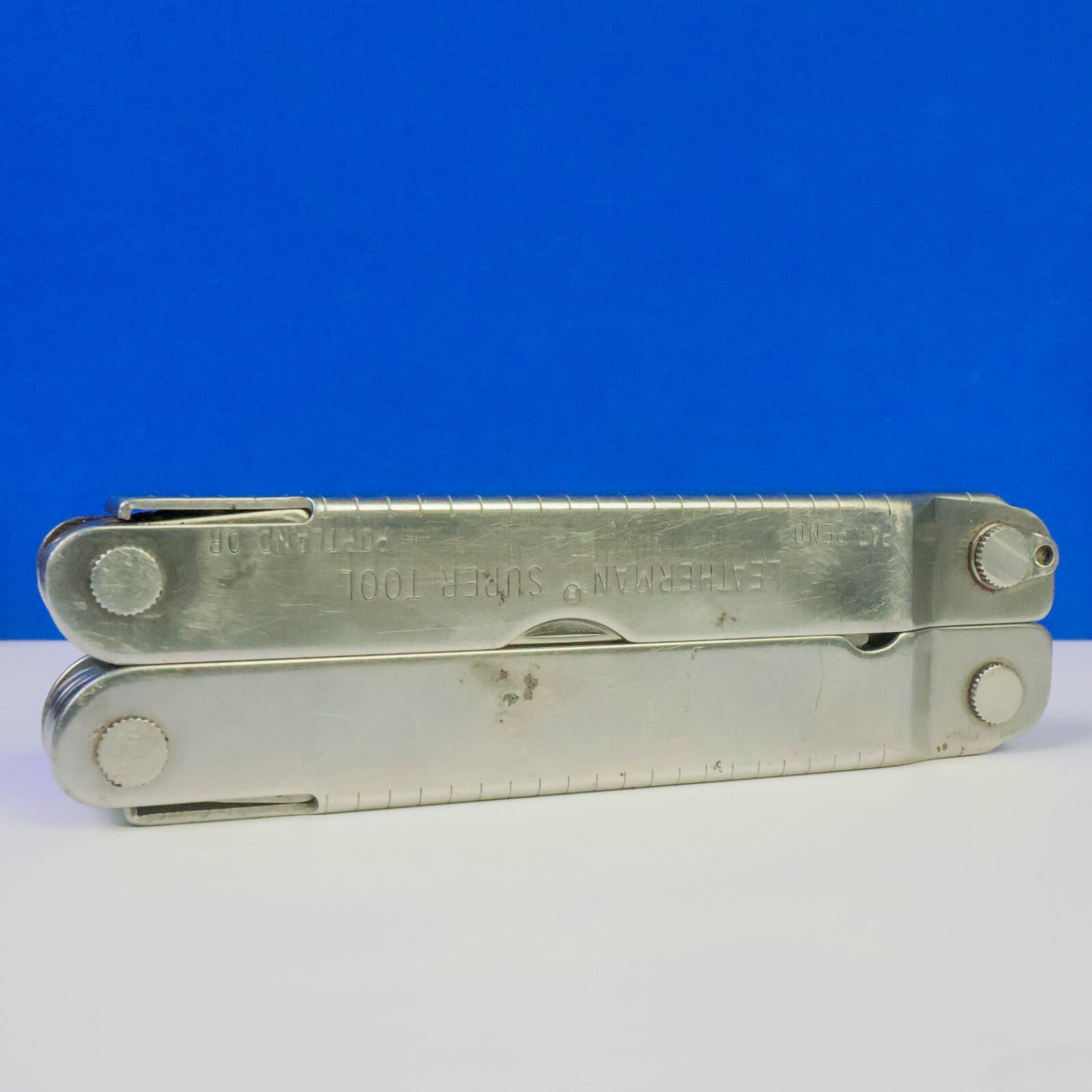 1990s First Gen Leatherman Super Tool Multitool Stainless Steel Pat Pend 1194