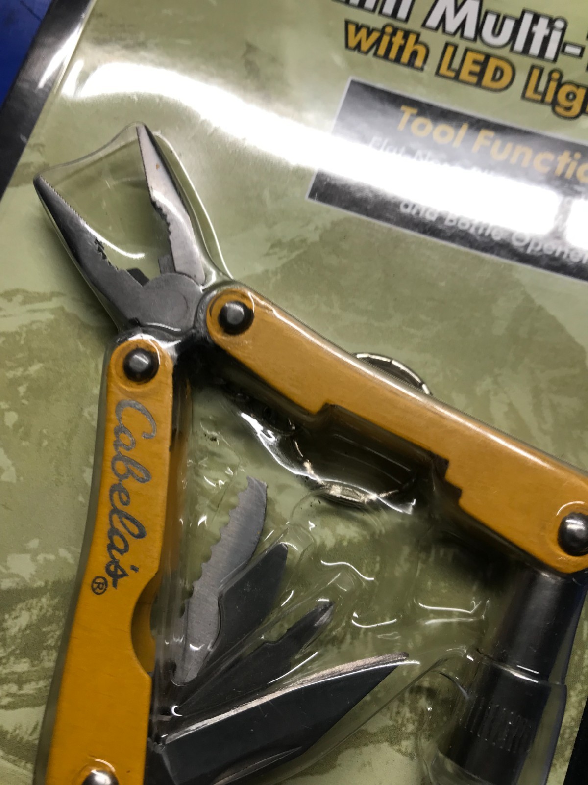 Cabela’s Mini Multi-Tool LED Light & Nylon Pouch NOS