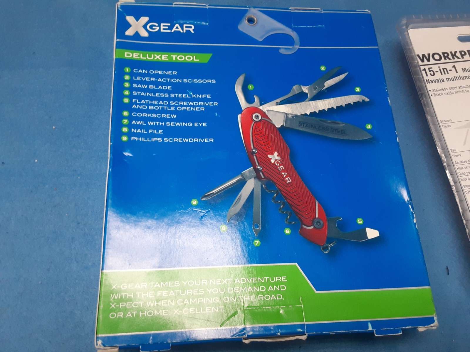 Lot of 2 NEW XGear Multi Tool Pocket Knife Saw & Sea Striker Needle Nose Pliers
