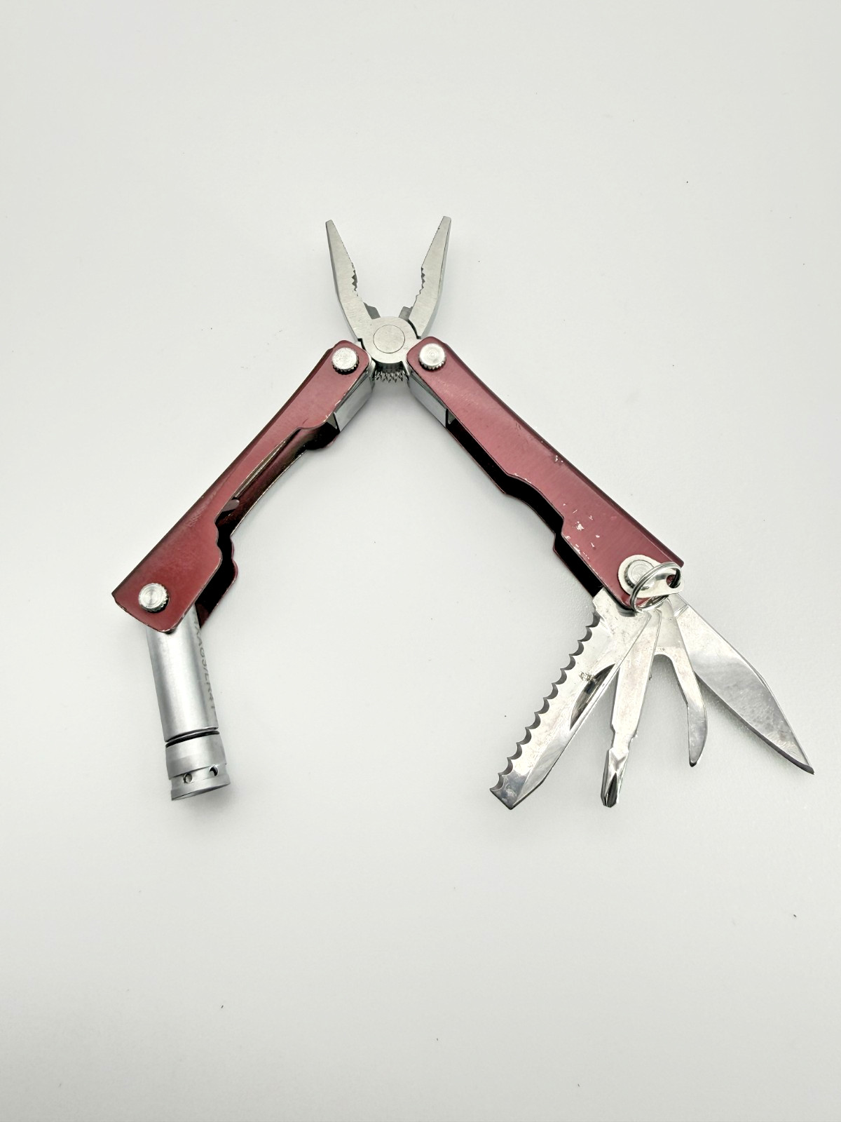 Swiss+Tech Multi Tool Pliers Knife Saw Screwdrivers LED Light EDC