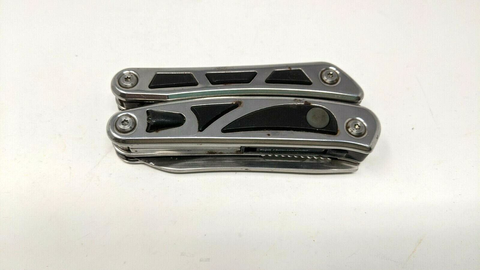 Appalachian Trail 10 In 1 Stainless Steel Multi Tool LED Work LIght & Carabiner