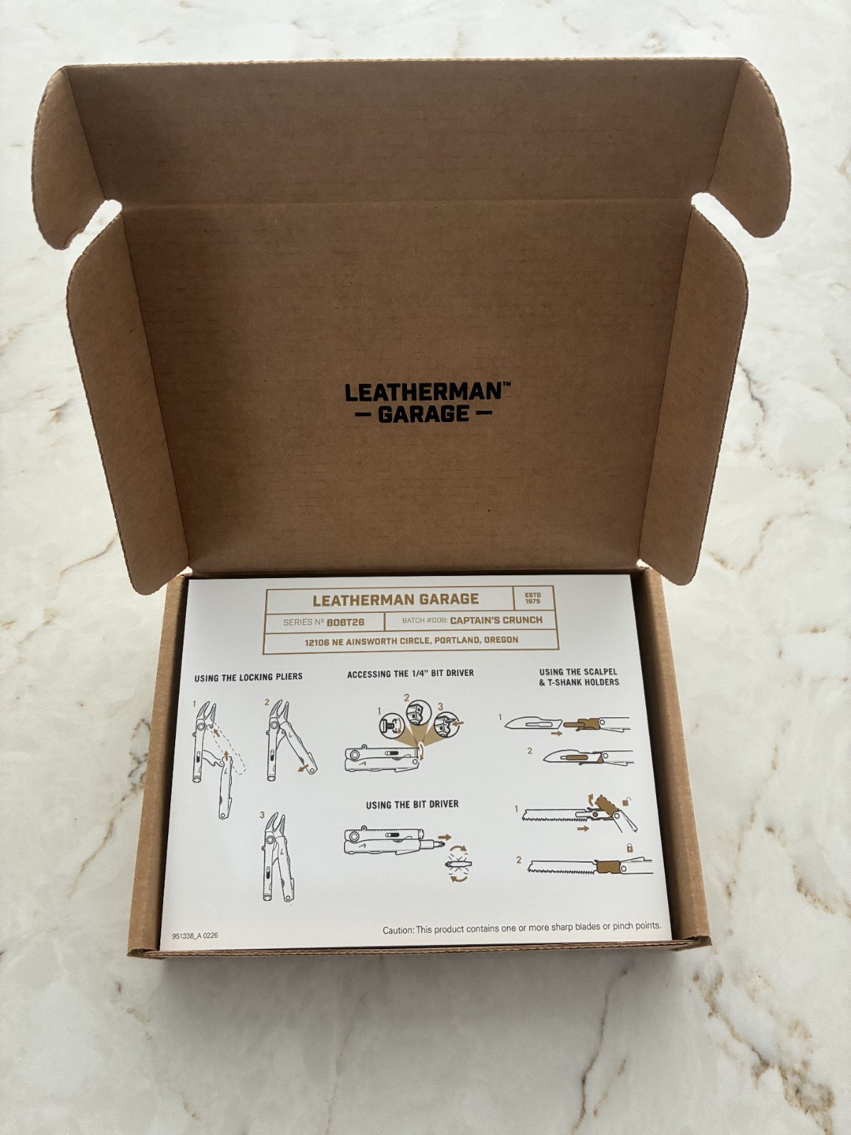 Leatherman Garage Batch #008 Captain’s Crunch Vise Multitool New in Box!
