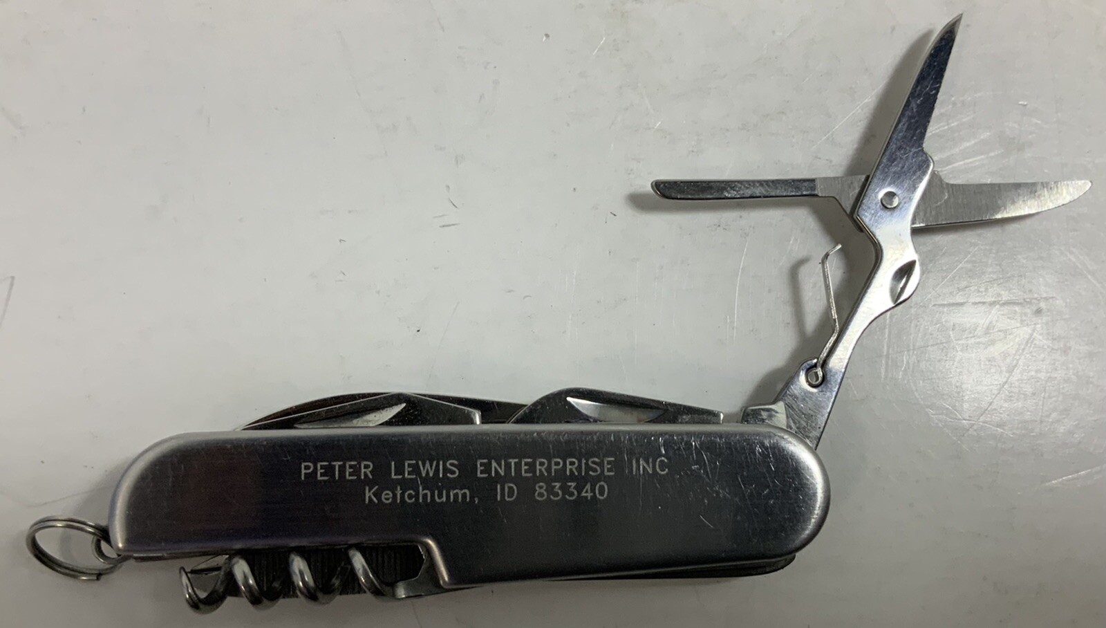 Peter Lewis Enterprises Inc Ketchum Idaho MultiTool Pocket Knife UsedToolShopCom