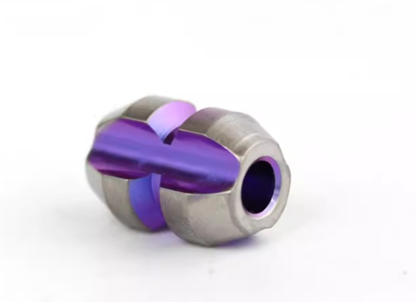 Titanium Alloy Parachute Cord Pendant Lanyard Bead Keychain DIY Zipper Head EDC