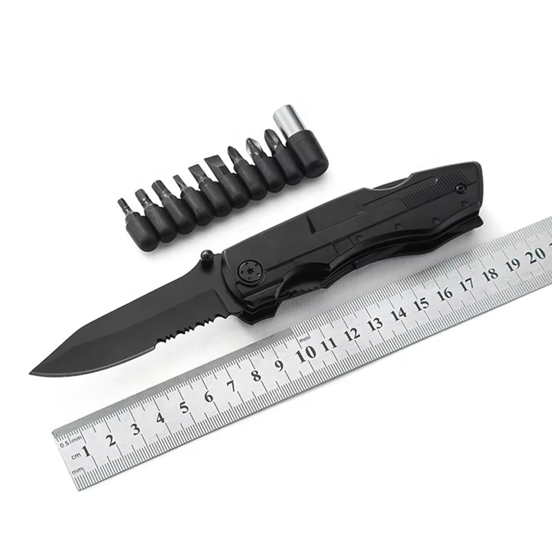 18-in-1 Multi Tool Knife Folding Pocket Pliers Outdoor Survival Tool w/ Sheath
