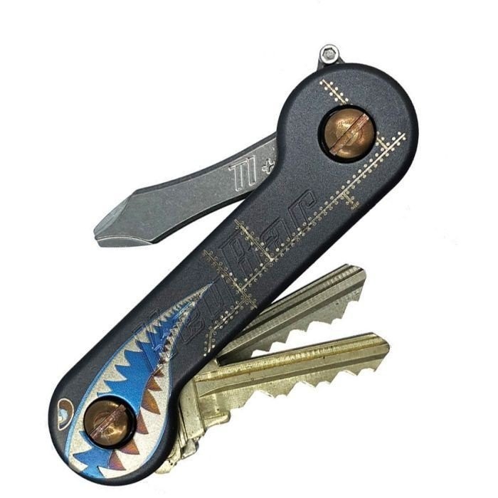 KeyBar Ti Stealth Bomber Key Fob 3.5″ Overall – KBR248