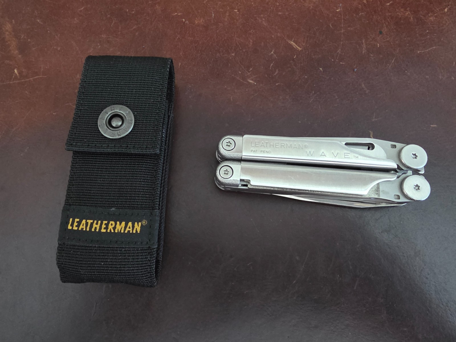 Vintage 2001 Leatherman Original Wave Multi tool Excellent w Nylon Sheath 069s