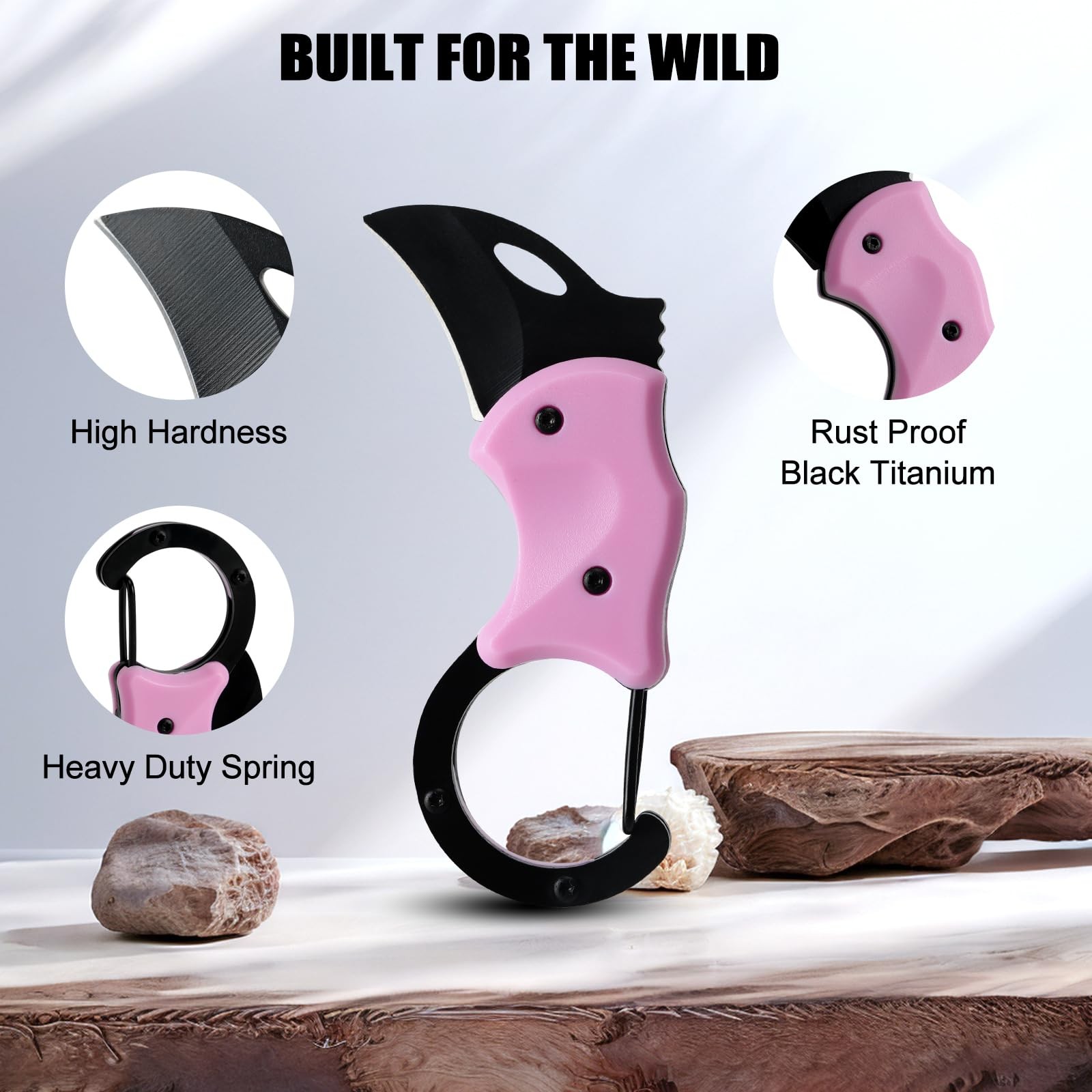 Keychain Tool – Mini Box Cutter, Compact EDC & Package Opener for Women, Mult…