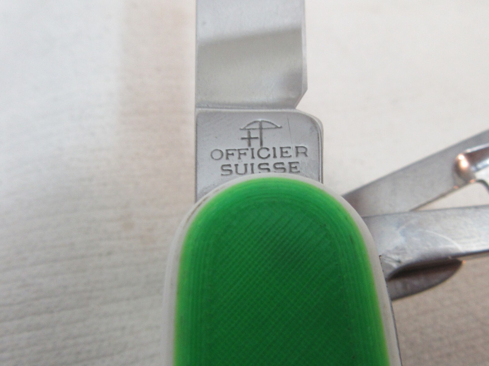 Victorinox Champion C? 91mm Swiss Army Knife Green W/Pinstripe Pre 1991?