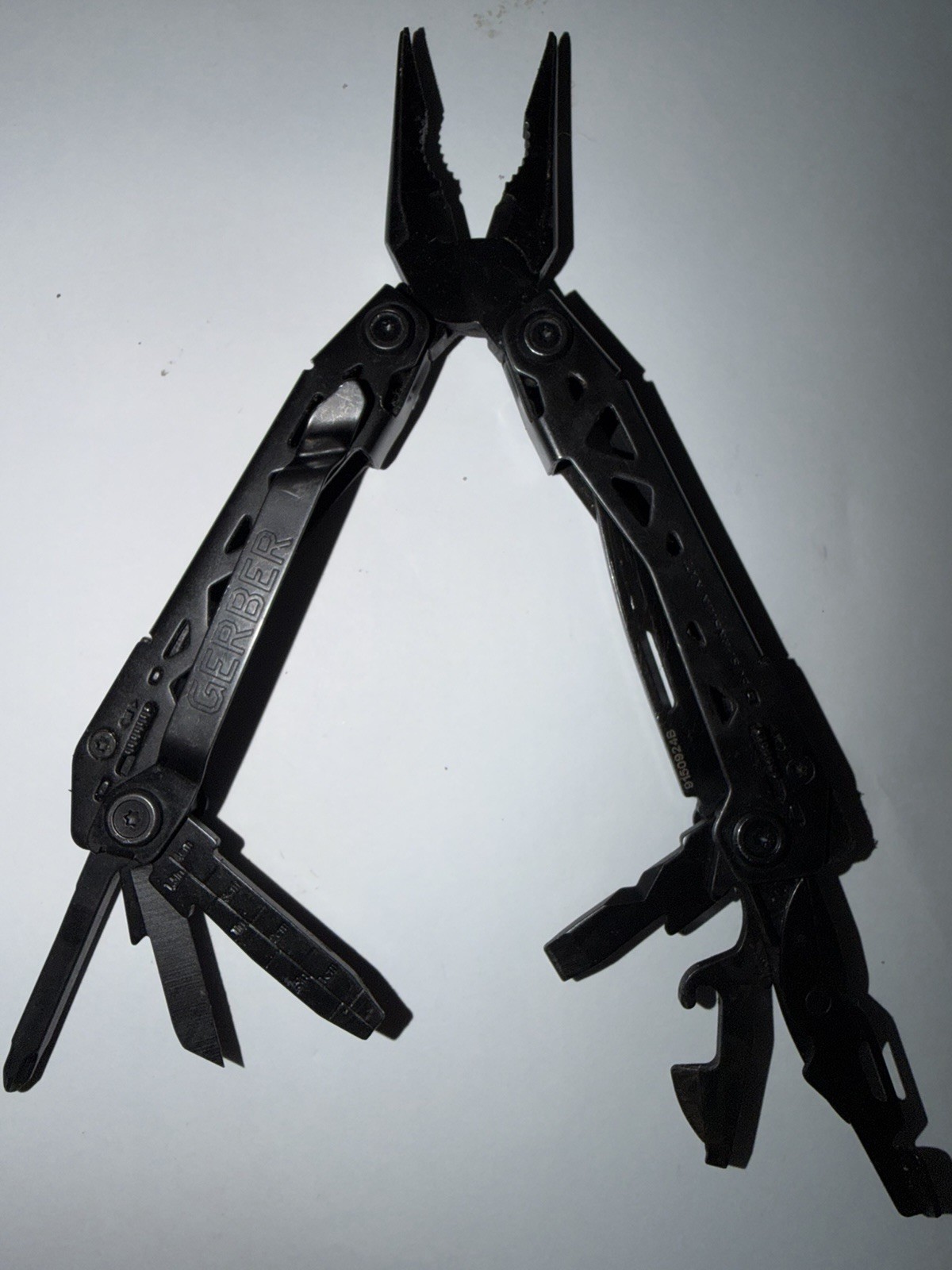 Gerber Suspension NXT Needle Nose Pliers Multi Tool in Black Stainless Steel