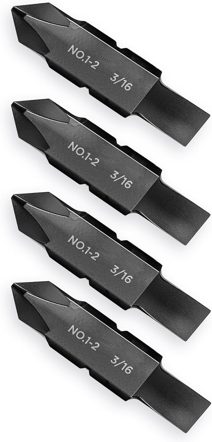 4-Pack Replacement Screwdriver Bits, Designed for Leatherman Multi-Tools, Phi…