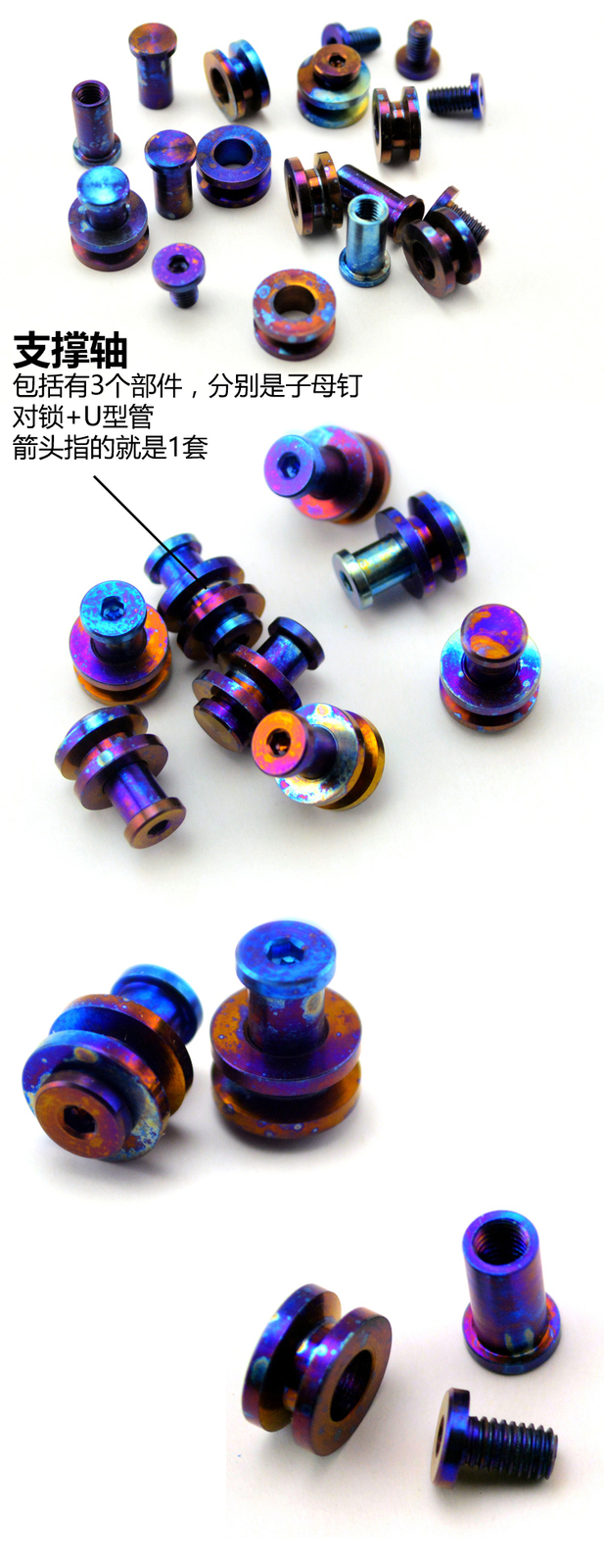 New Handle Screws for Rick Hinderer XM-18 3.5″ Multiple Colors
