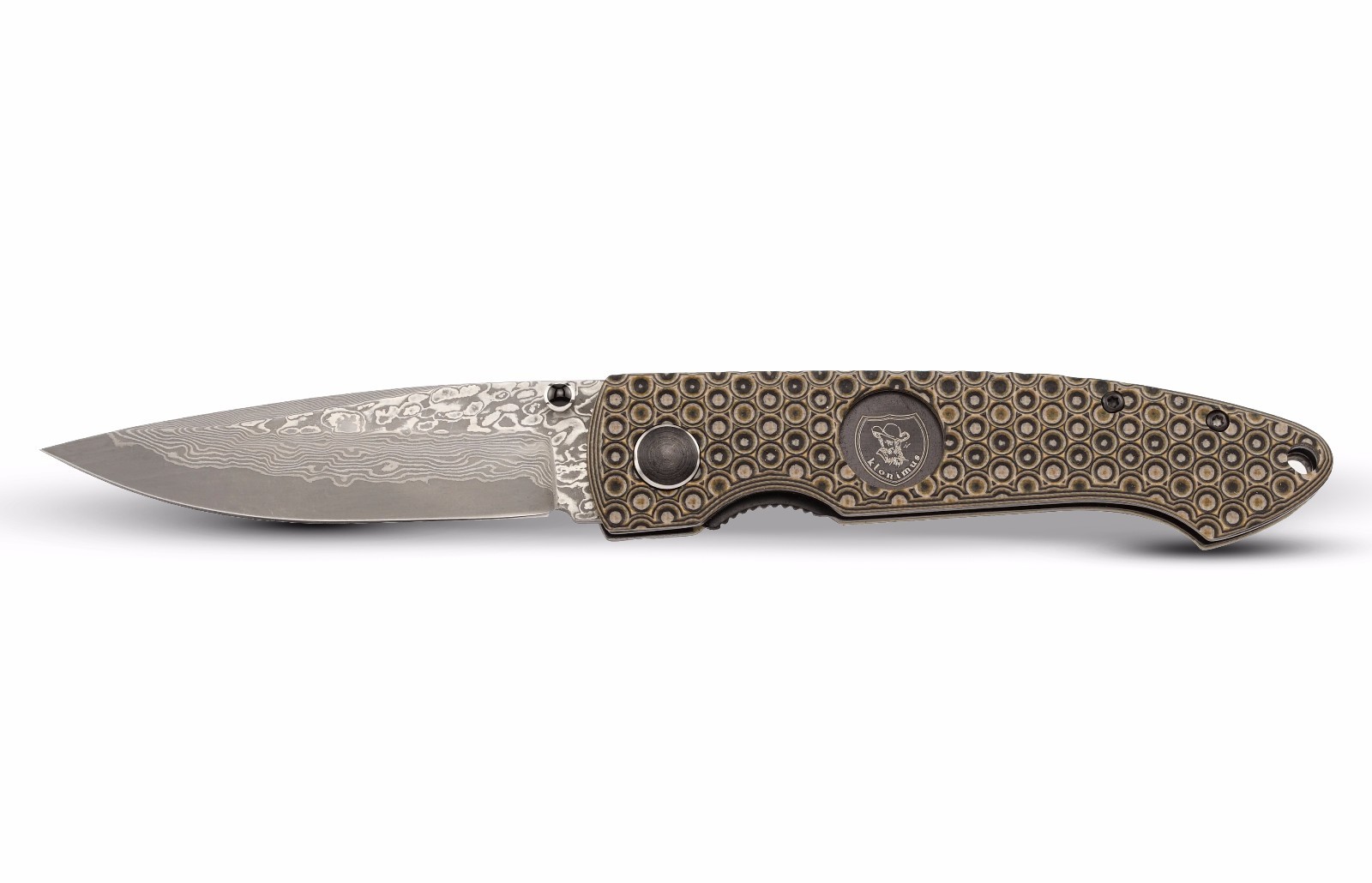Klonimus folding knife G10 desert handle ,folding knife – Klonimus knife KN0673
