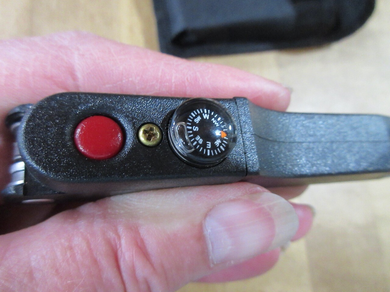 Carolina Multi Tool inc compass & light in nylon Sheath (w10)