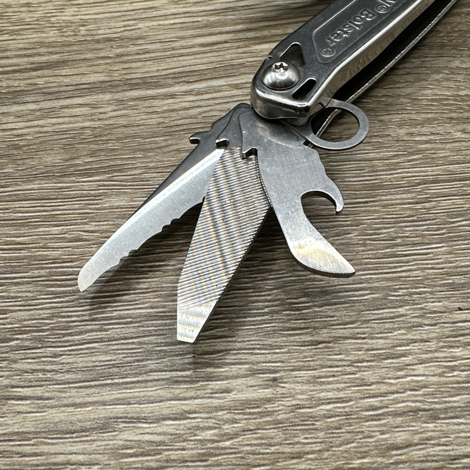Leatherman Bolster 13 Tool Stainless Steel Folding EDC Multi-Tool VGUC Clean!