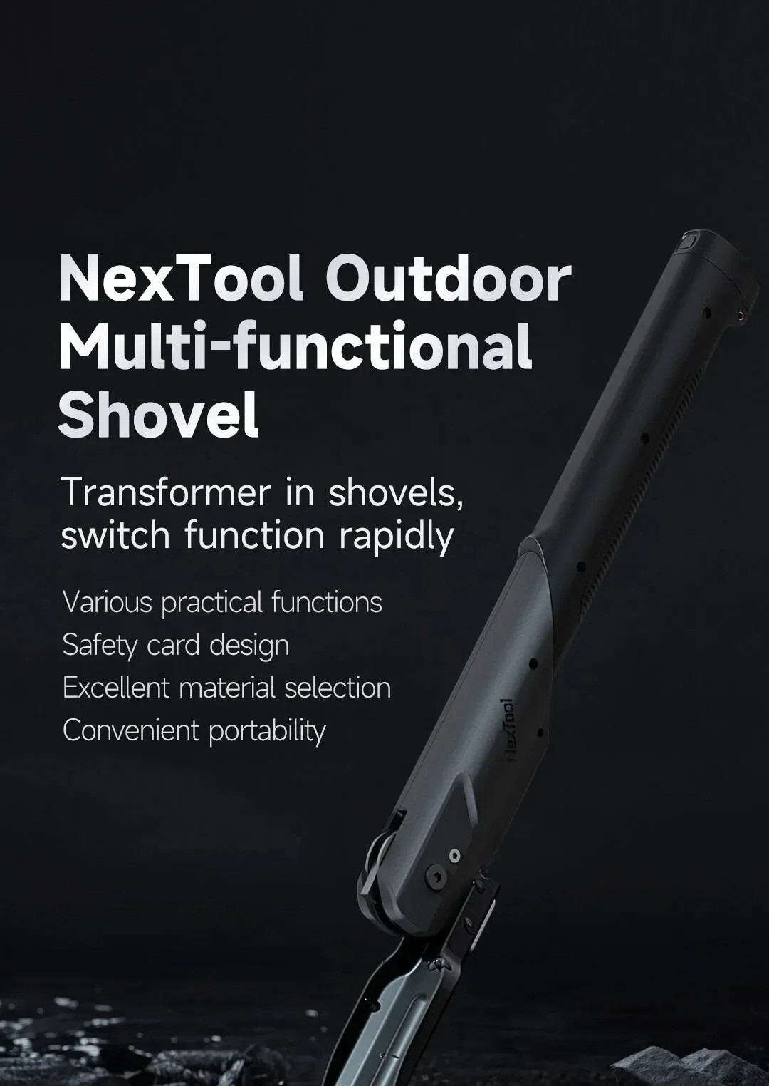Hatchet Survival Multi Functional Shovel Tool Small Axe Camping Tomahawk Digging