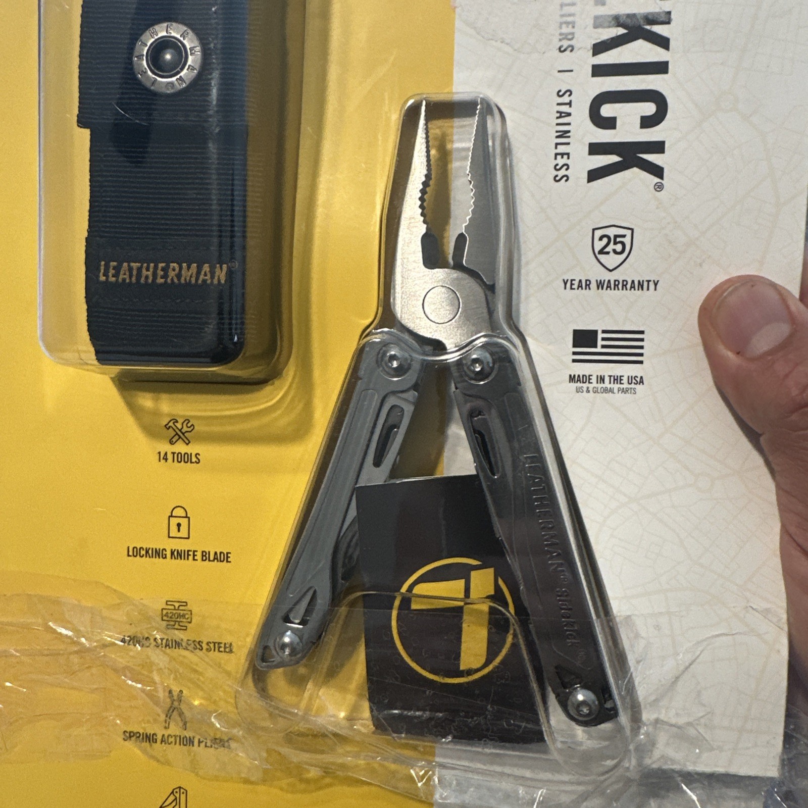 Leatherman Sidekick 14 In 1 Stainless Steel Multi Purpose Tool With Nylon Case