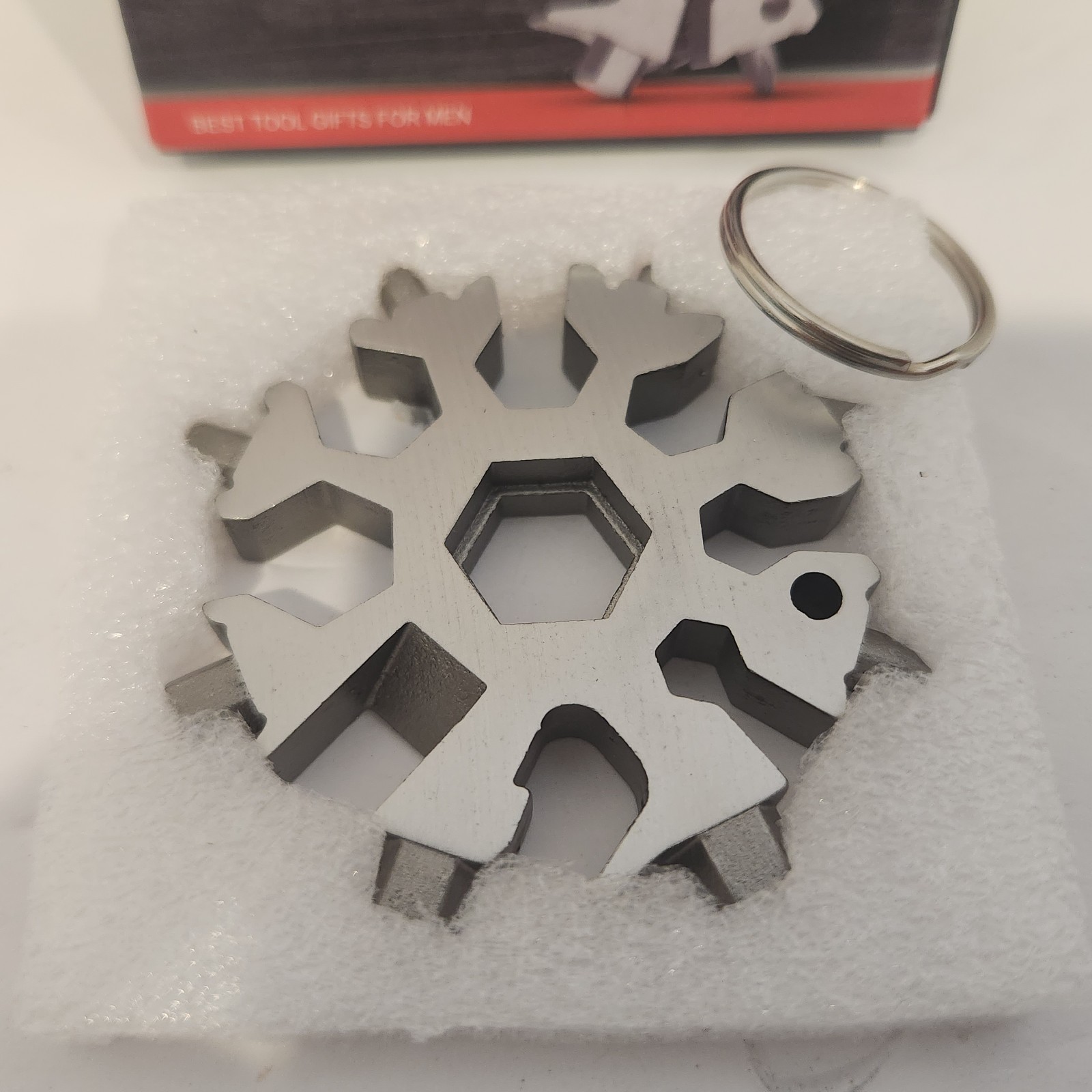Stainless Snowflake Shape 18 In 1 Multi Tool Screwdriver NEW FREE SHIPPING