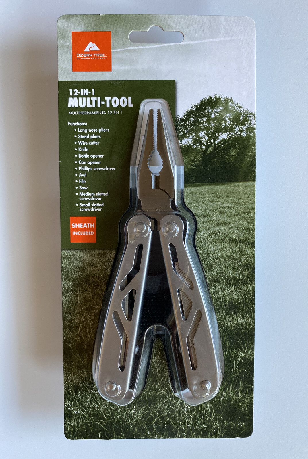 OZARK TRAIL 12-IN-1 MULTI- TOOL SHEATH INCLUDED BRAND NEW! FACTORY SEALED!
