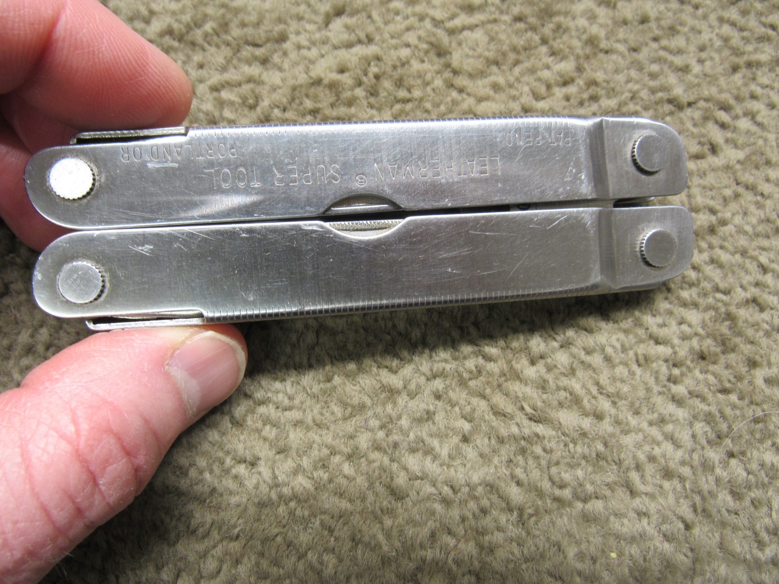 Leatherman Supertool Multi Plier Missing Saw Blade No Sheath 02/ 1995 Dated USA