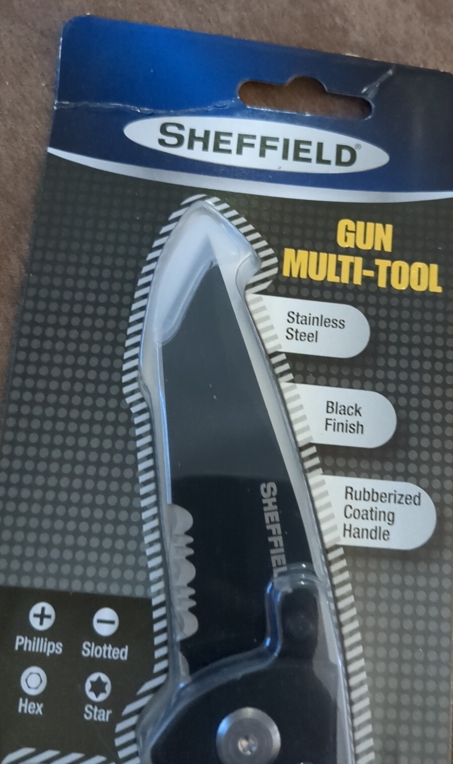 NEW SHEFFIELD Gun Multi-Tool Knife