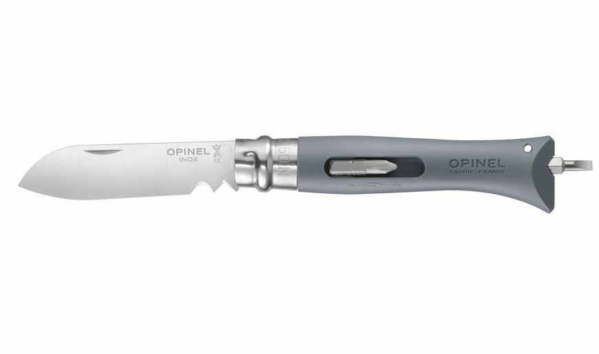 Opinel N°09 Grey DIY Most elegant for electrician / housekeeping multi tool