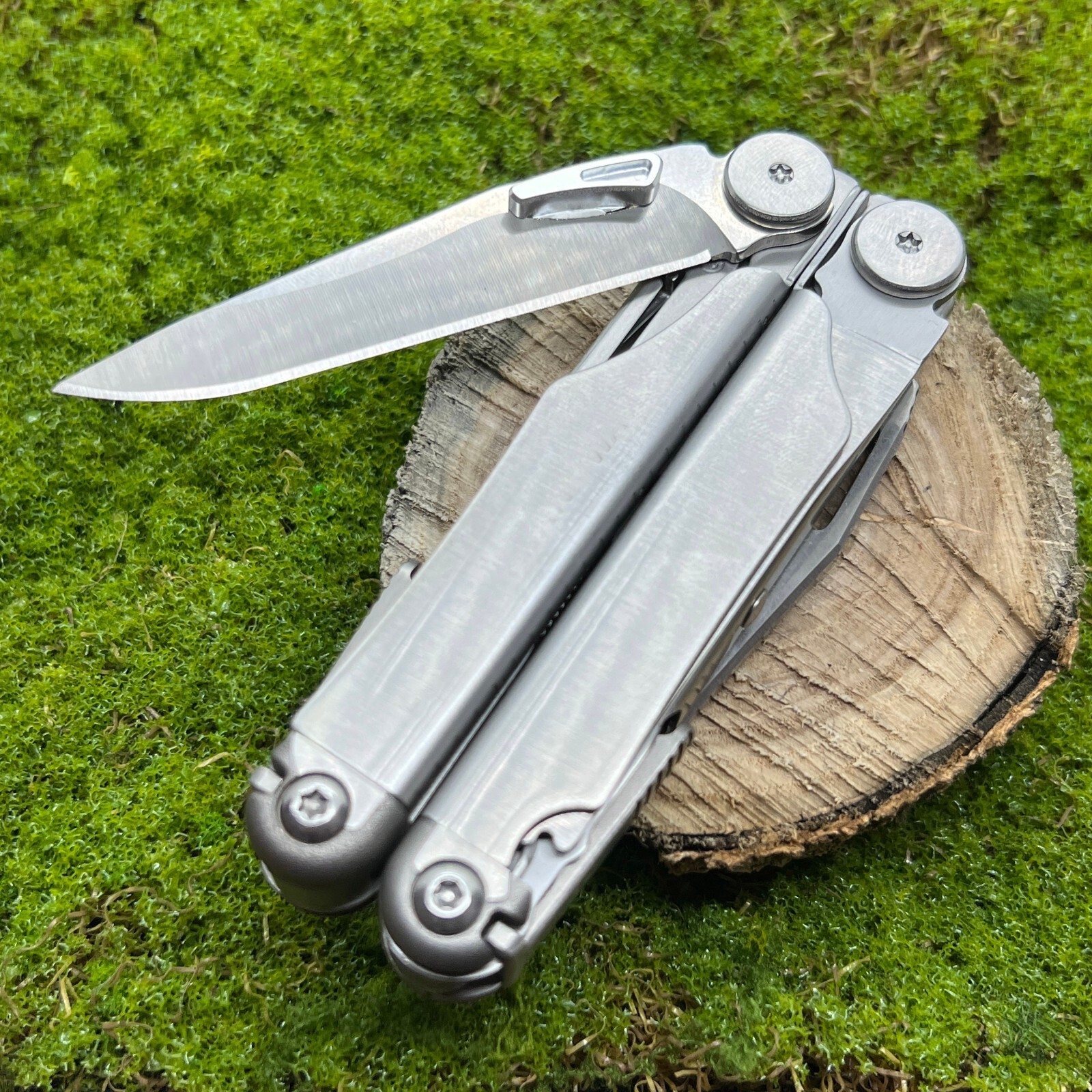 Aluminum Alloy Thumb Grip Easy open push button For Leatherman Wave Accessories