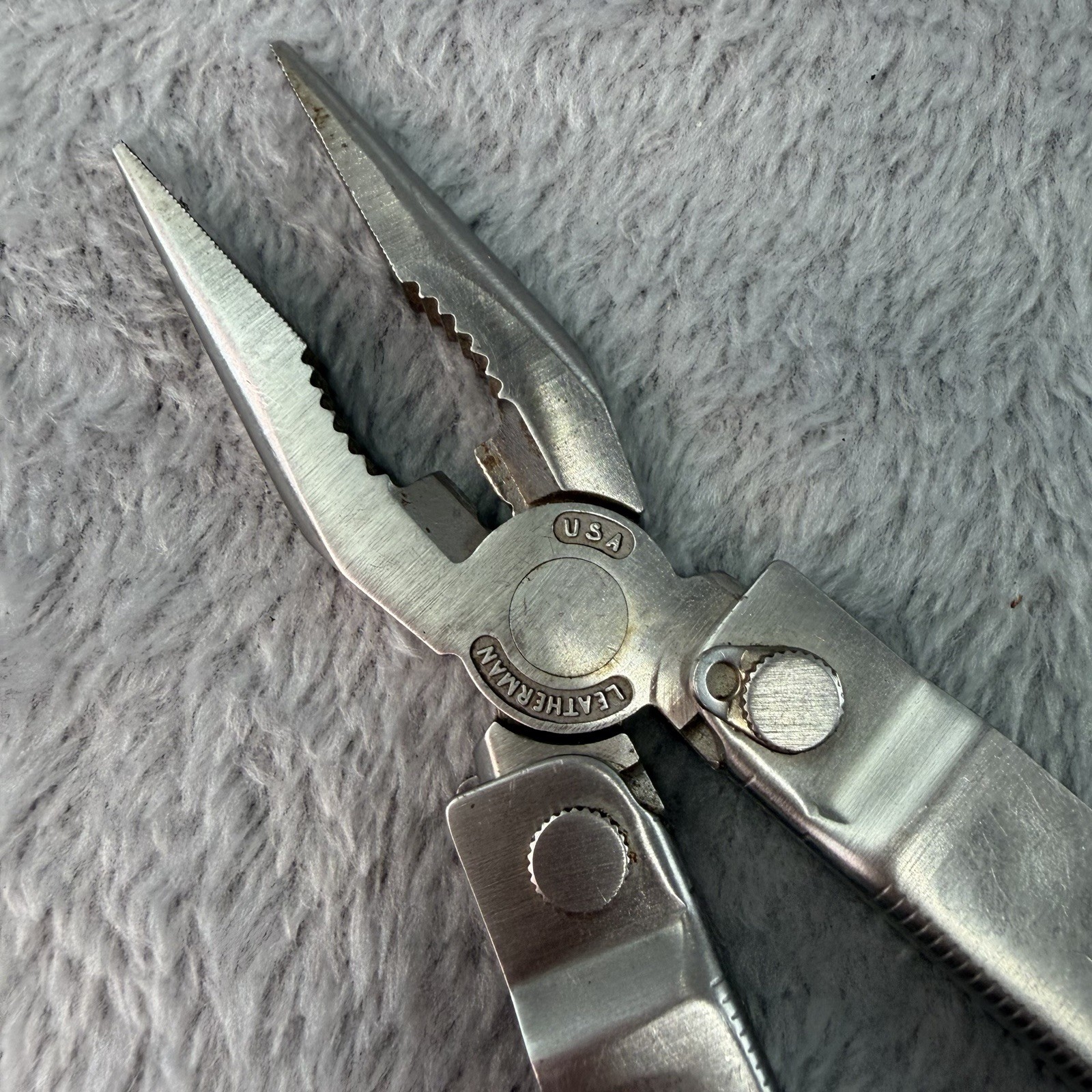 Vtg Leatherman Multi Tool 1998 0898 Stainless Steel Portland OR B487
