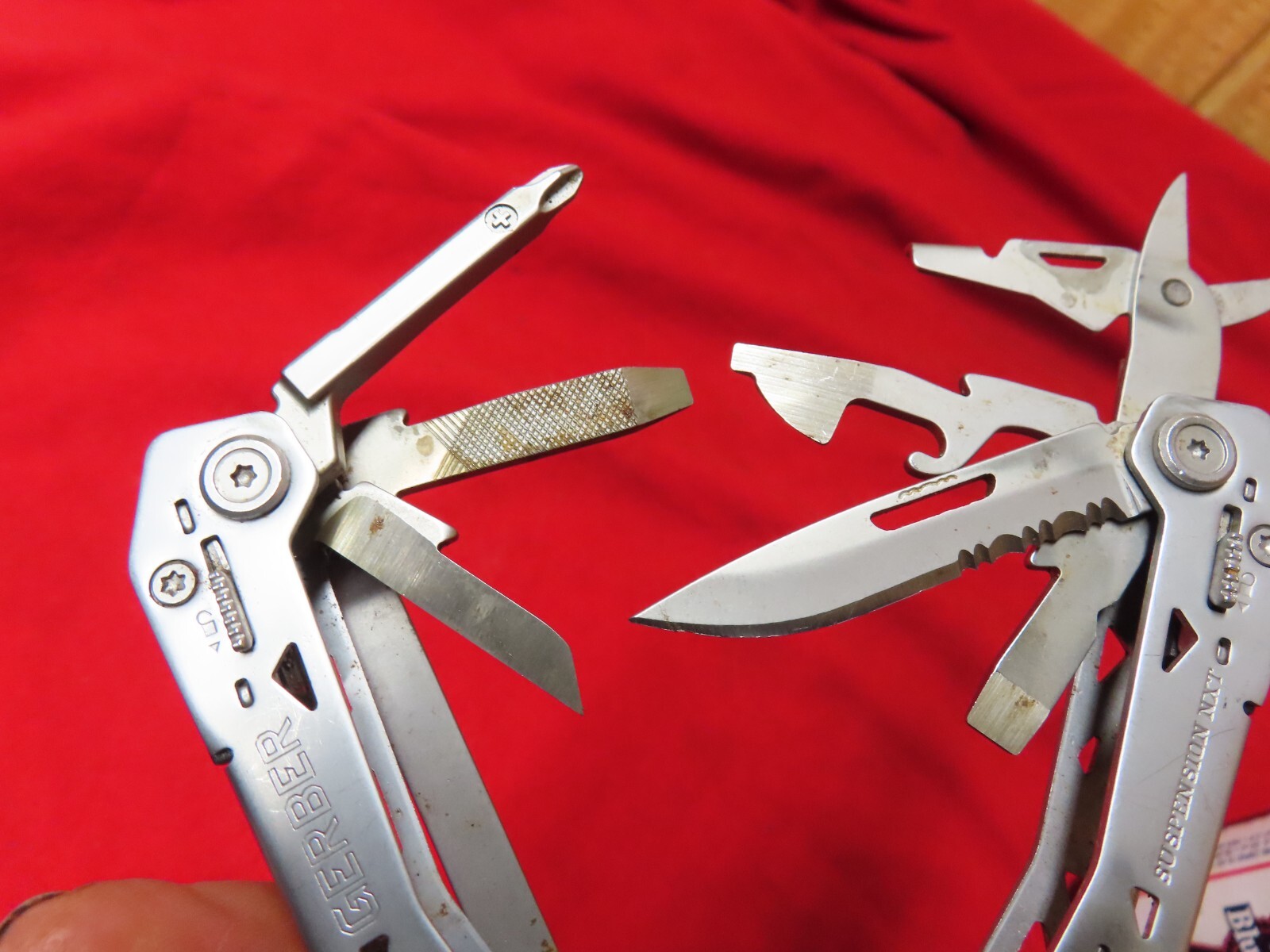 Gerber Suspension NXT Multi-Tool,Vtg,SS,Long Nose,w/o case,~GD+🤠🤠🤠G10.20.24