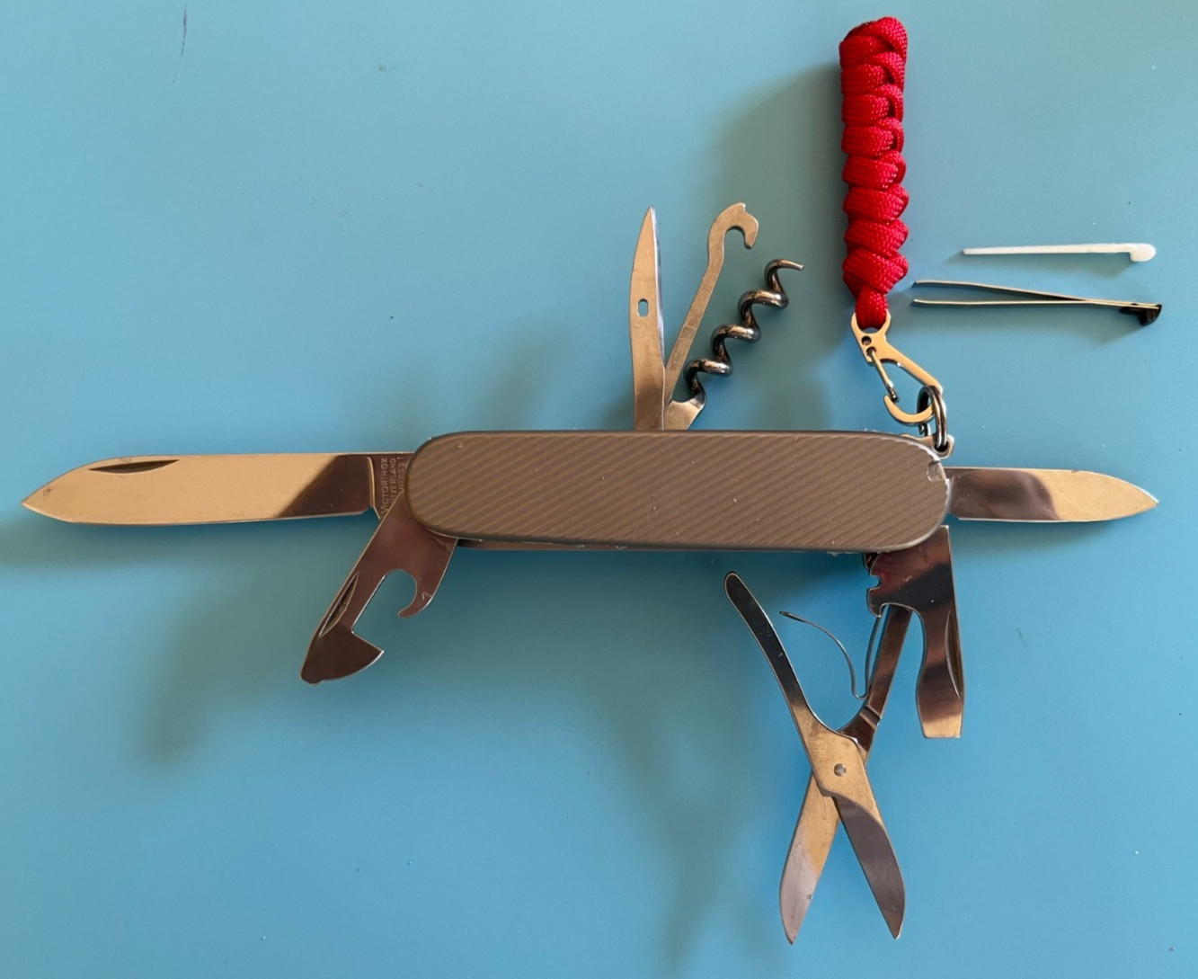 Victorinox Titanium Alloy Scales Customized Multi-tool, 91mm Forge And Bones