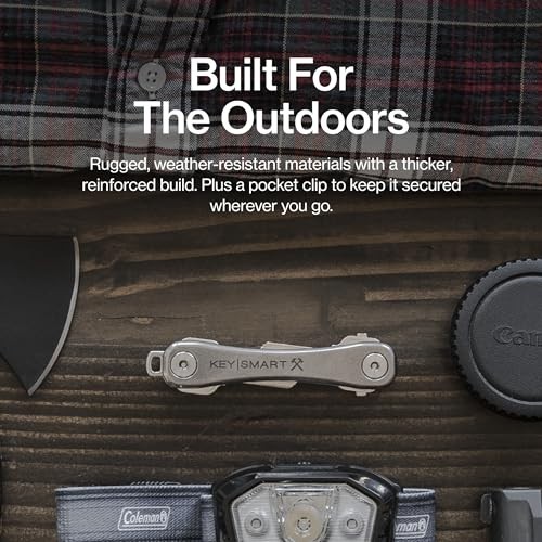 Multitool Key Holder Organizer for Keys, EDC Keychain with Bottle Opener & Clip,