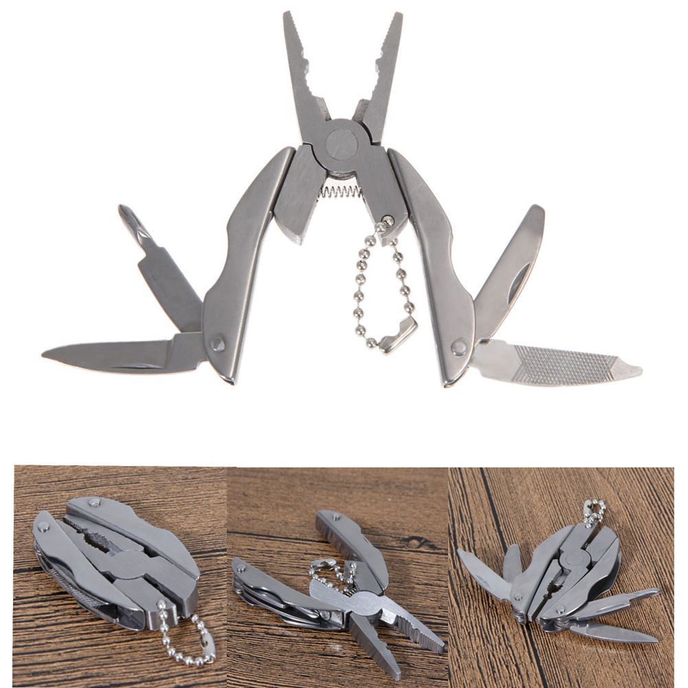 (SALE) Foldaway Multi-Tool Stainless Knife Nylon Sheath (USA SELLER)