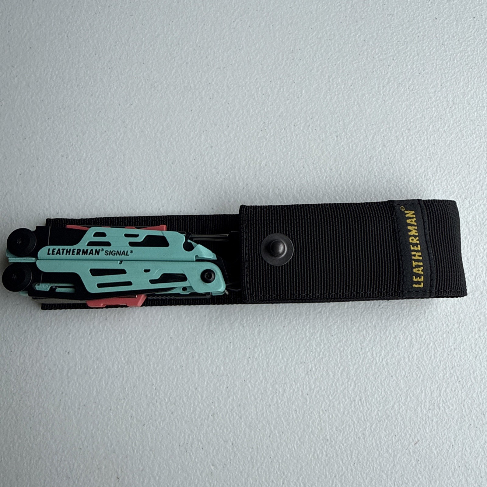 Retired Leatherman SIGNAL Multi-Tool Aqua/Black Oxide