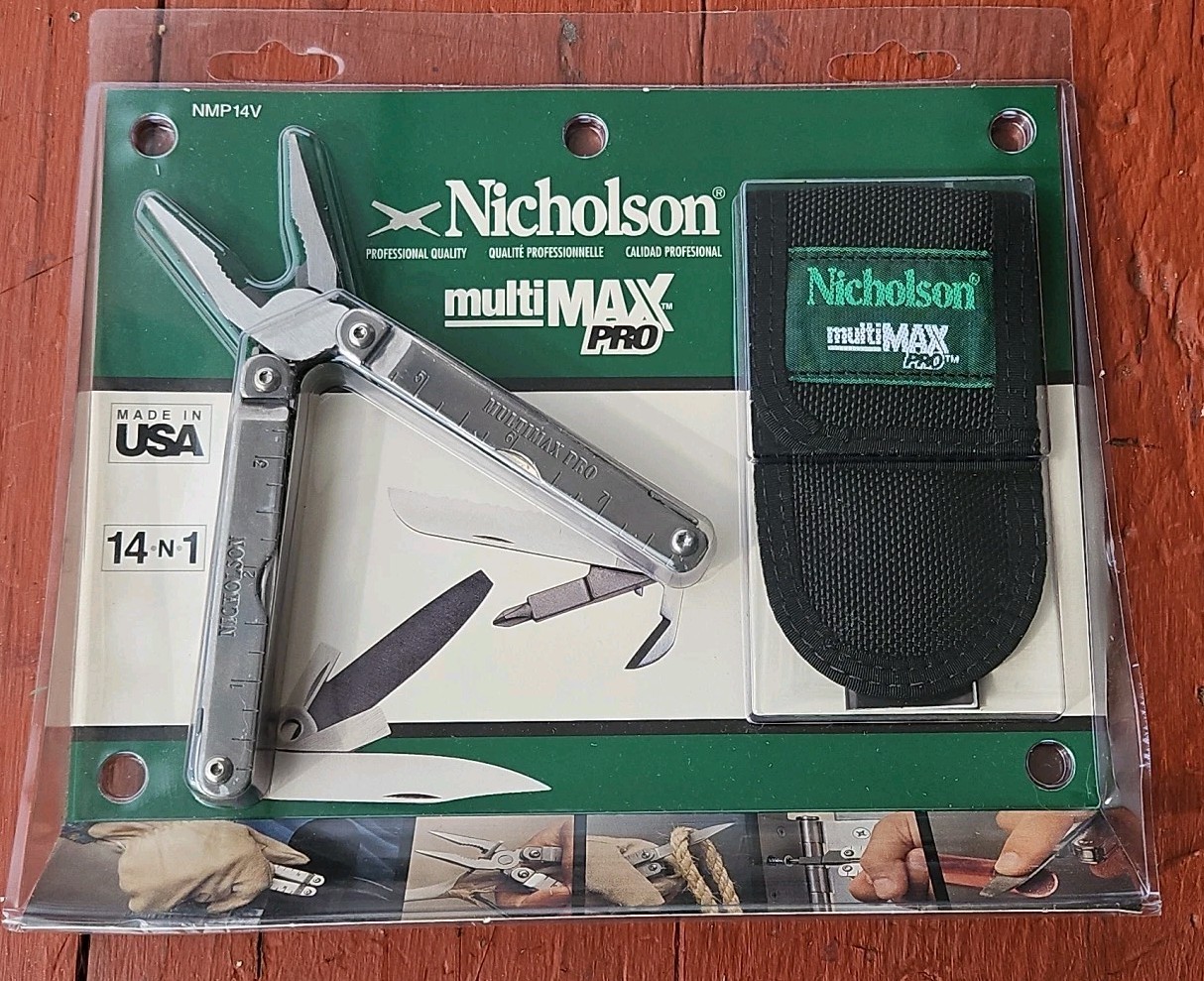 NEW Nicholson Multi-Tool MultiMAX Pro 14-in-1 NMP14V #NMP14V Made In USA!!