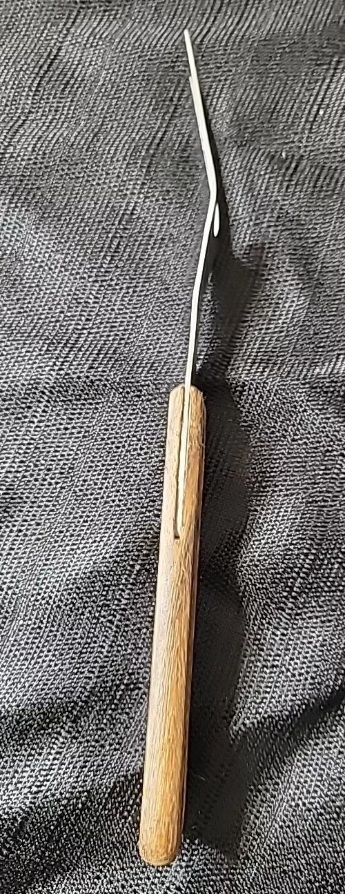 Vtg. STAINLESS STEEL MEAT CUTTING FORK. MADE IN JAPAN