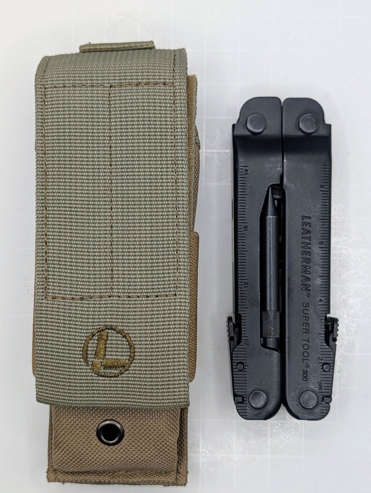 Leatherman Super Tool 300 EOD Multi Tool Black W/Molle Sheath and Clip Holster