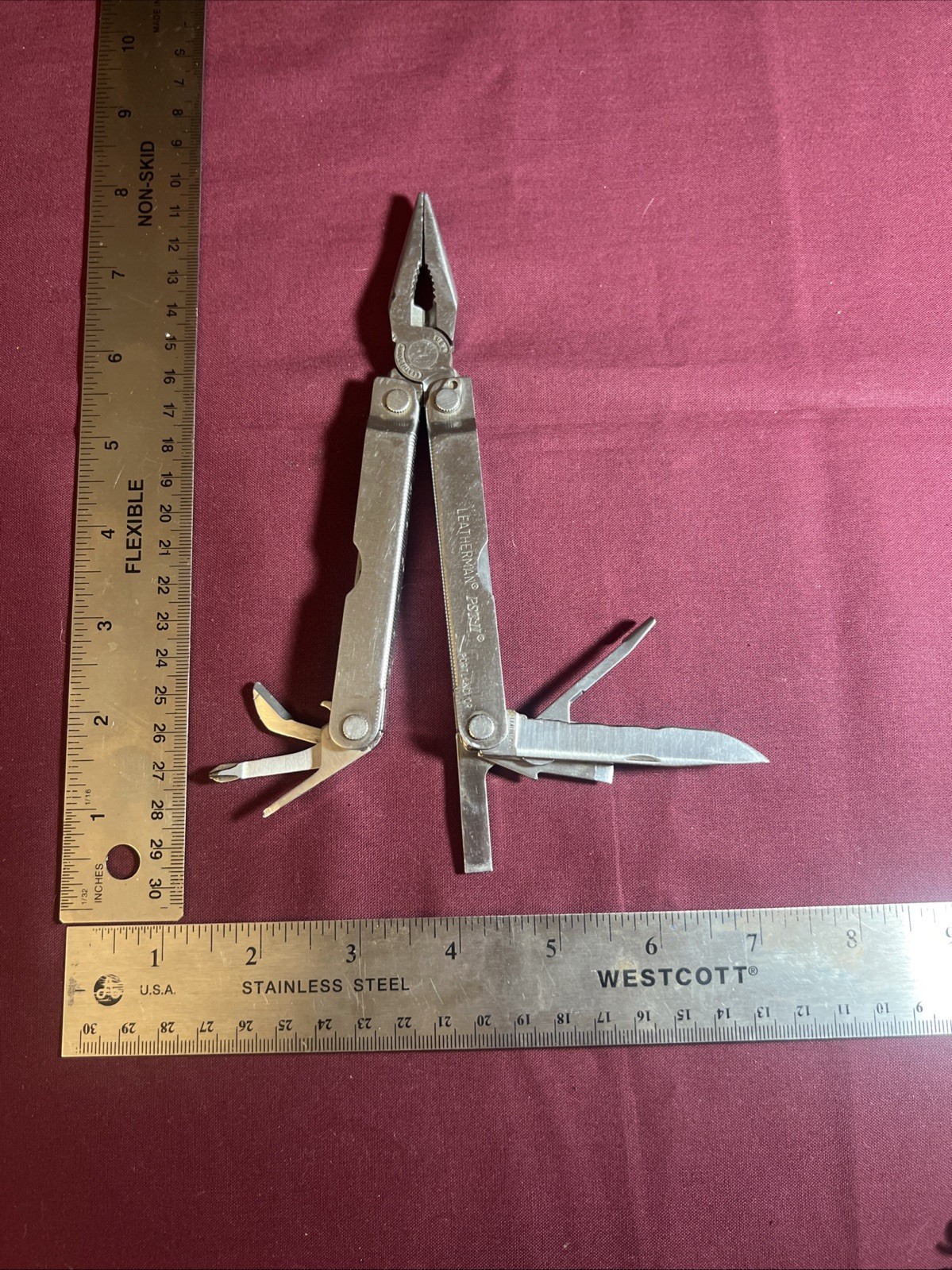 Vintage Leatherman PST II Multitool Retired Pocket Pliers Made in USA OREGON