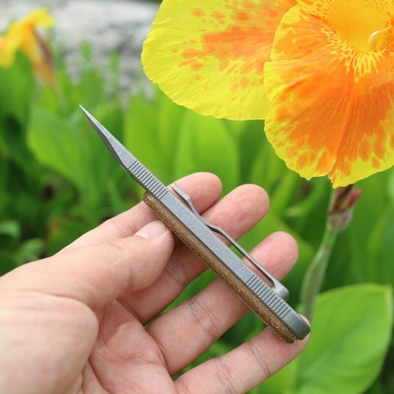 EDC Titanium Pry Bar Crowbar Bottle Opener Portable Pocket Outdoor Multi Tools