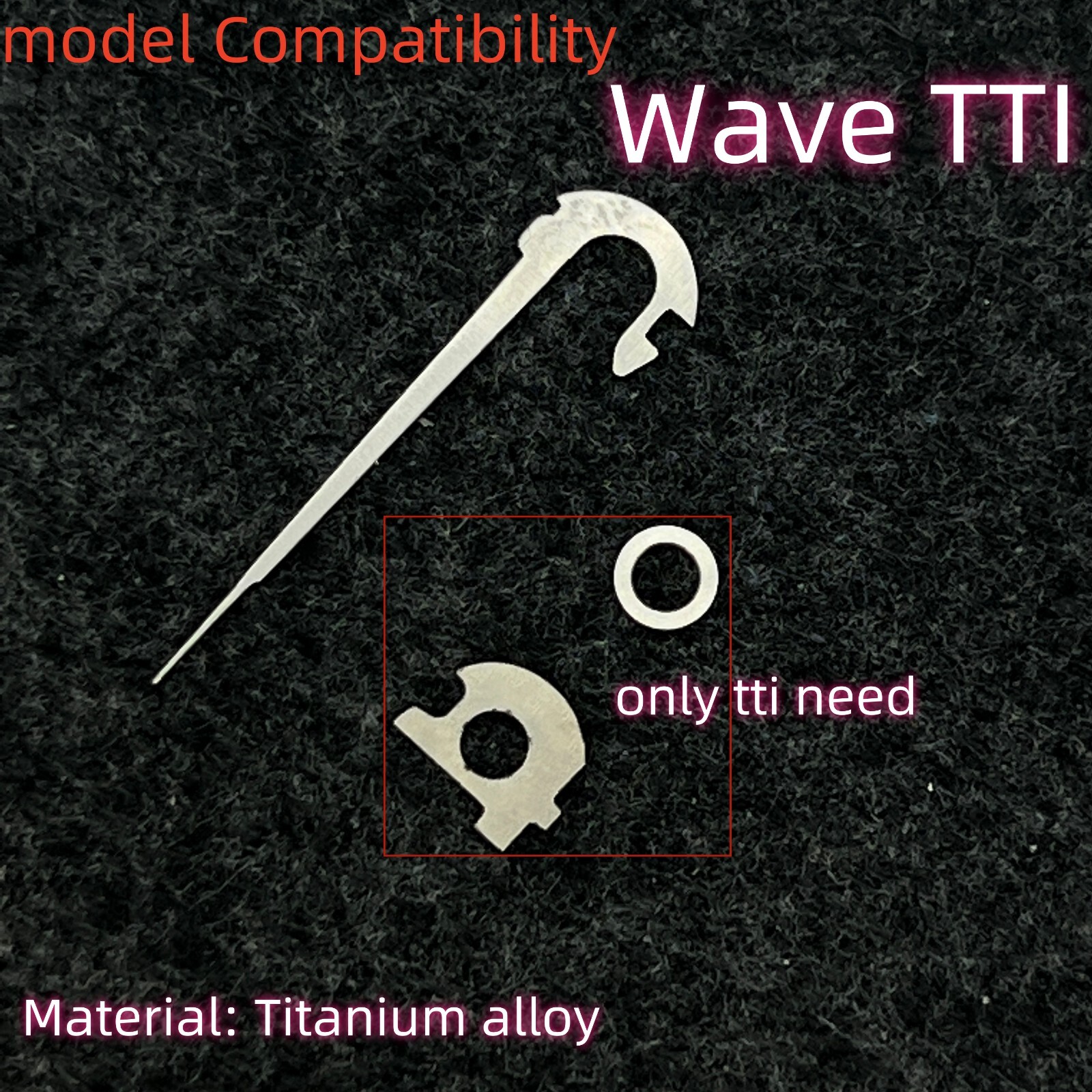 Titanium Alloy TC4 Toothpick Card Pin For Leatherman Wave Charge TTI Accessories