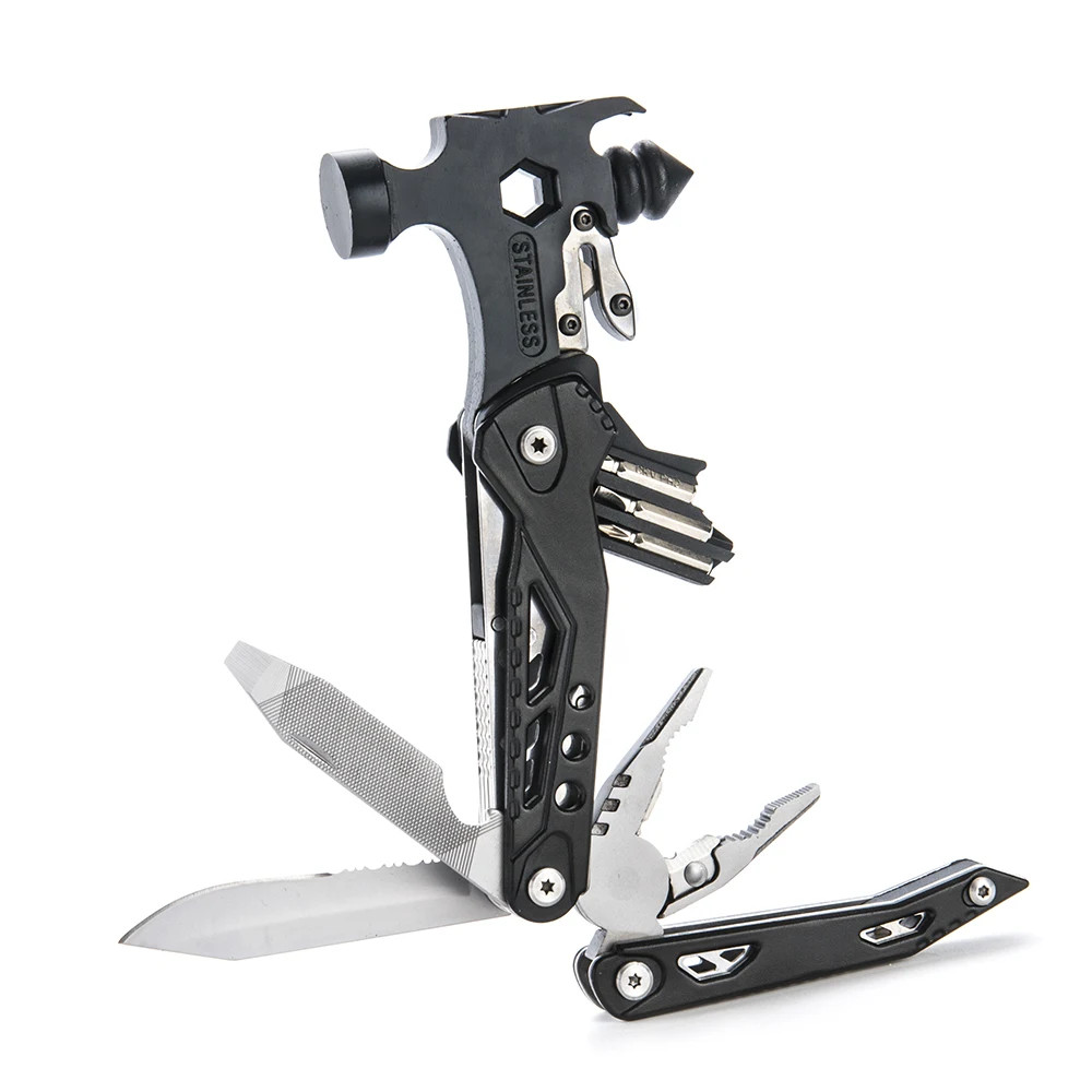 Portable Emergency Hammer Tool Window Breaker Multi Functional Camping Gear