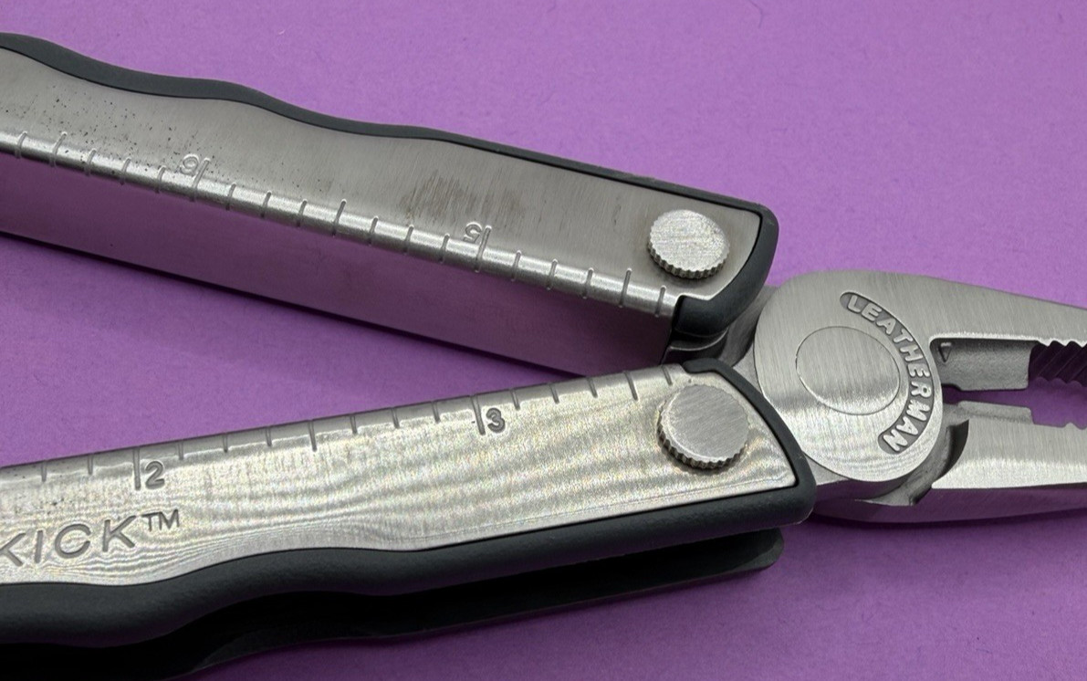 Leatherman Kick Multi-Tool With Nylon Sheath, Knife, Pliers, Retired