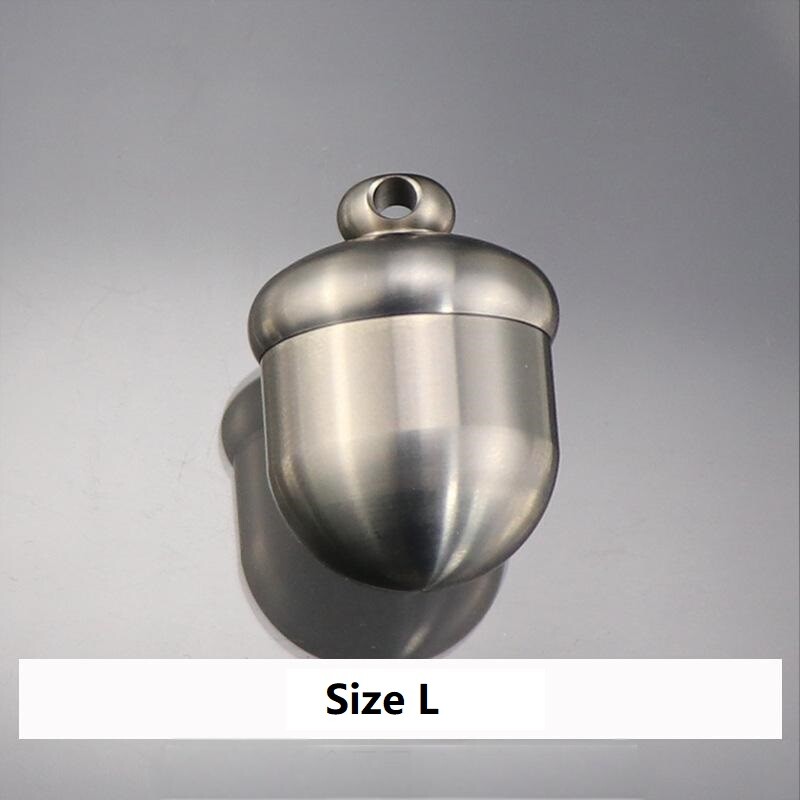 Pure Titanium Pill Holder Case Container Organizer Waterproof Portable Keychain