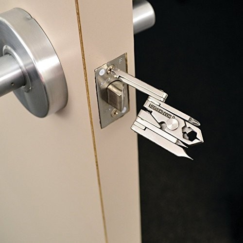19-in-1 Stainless Steel Key Chain Multi Tool, Polished Finish, Compact & Durable