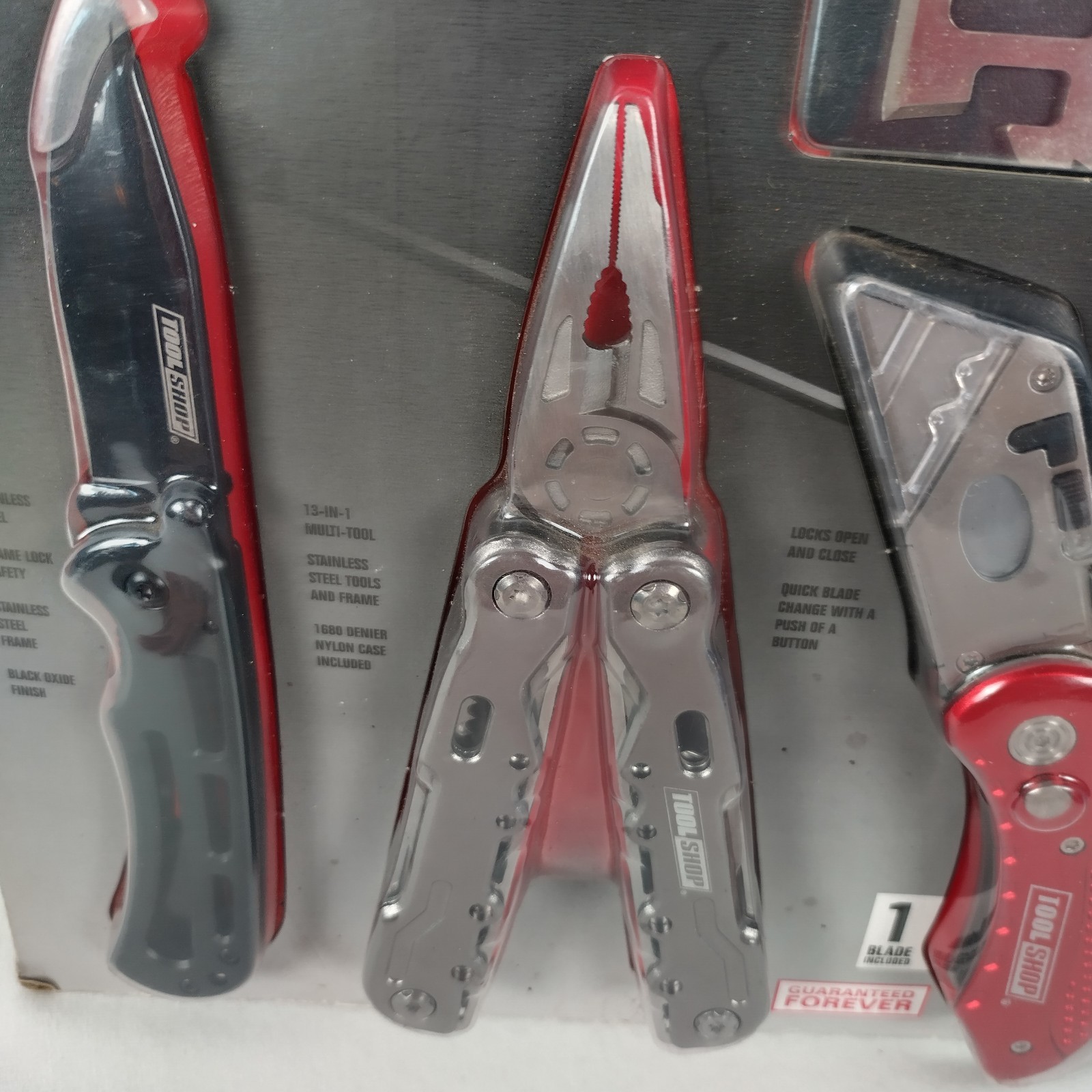 Tool Shop Multi-Tool & Knife Combo Set New In Package