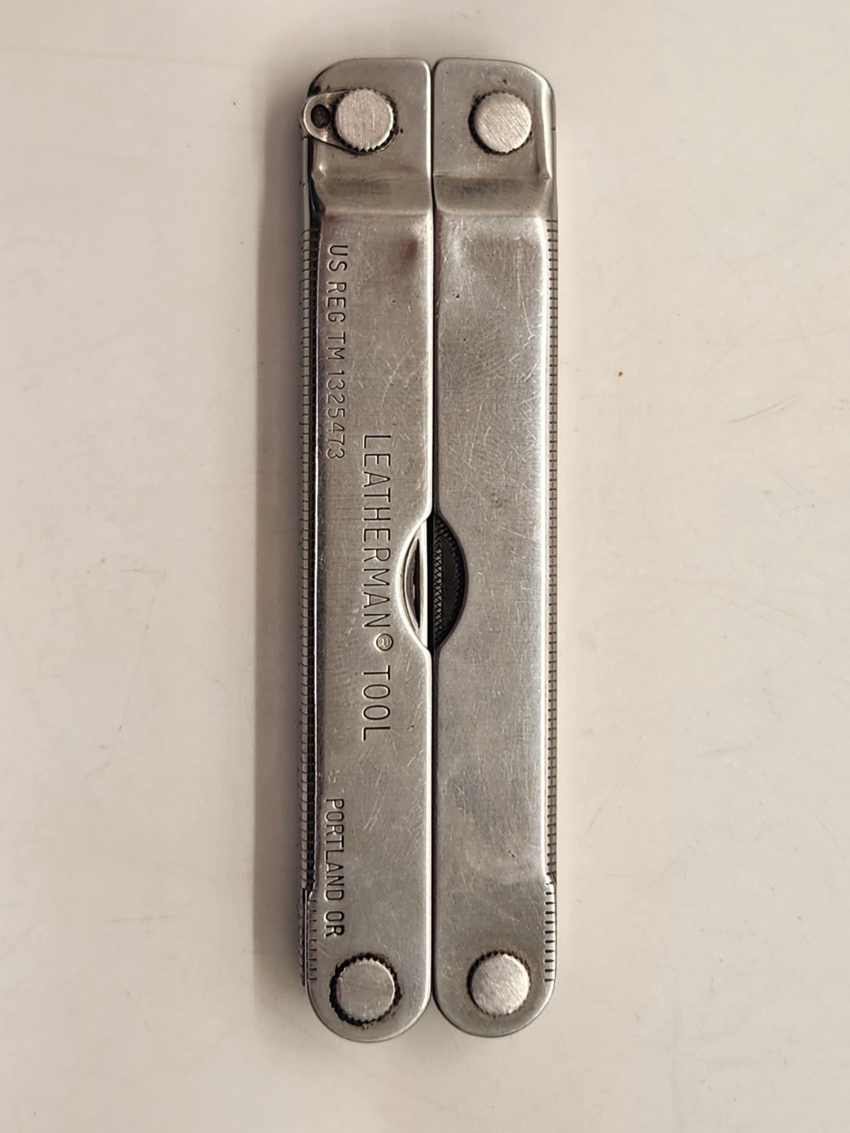 Vintage Original Leatherman Multi Tool 9 Tool Portland US Reg 1325473 w/Sheath