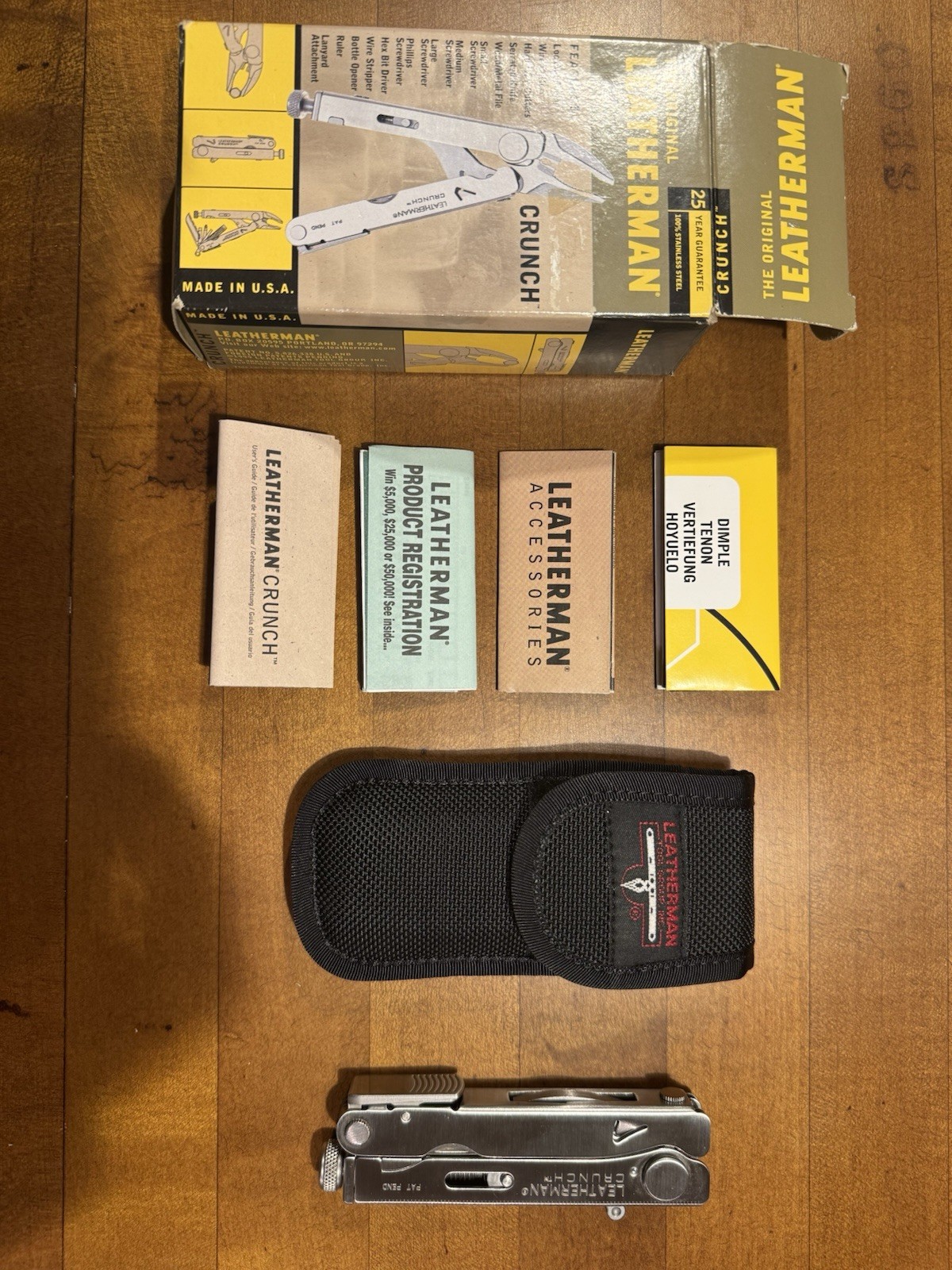 *NEW* Leatherman Crunch Multi-Tool Stainless Steel FIRST PRODUCTION