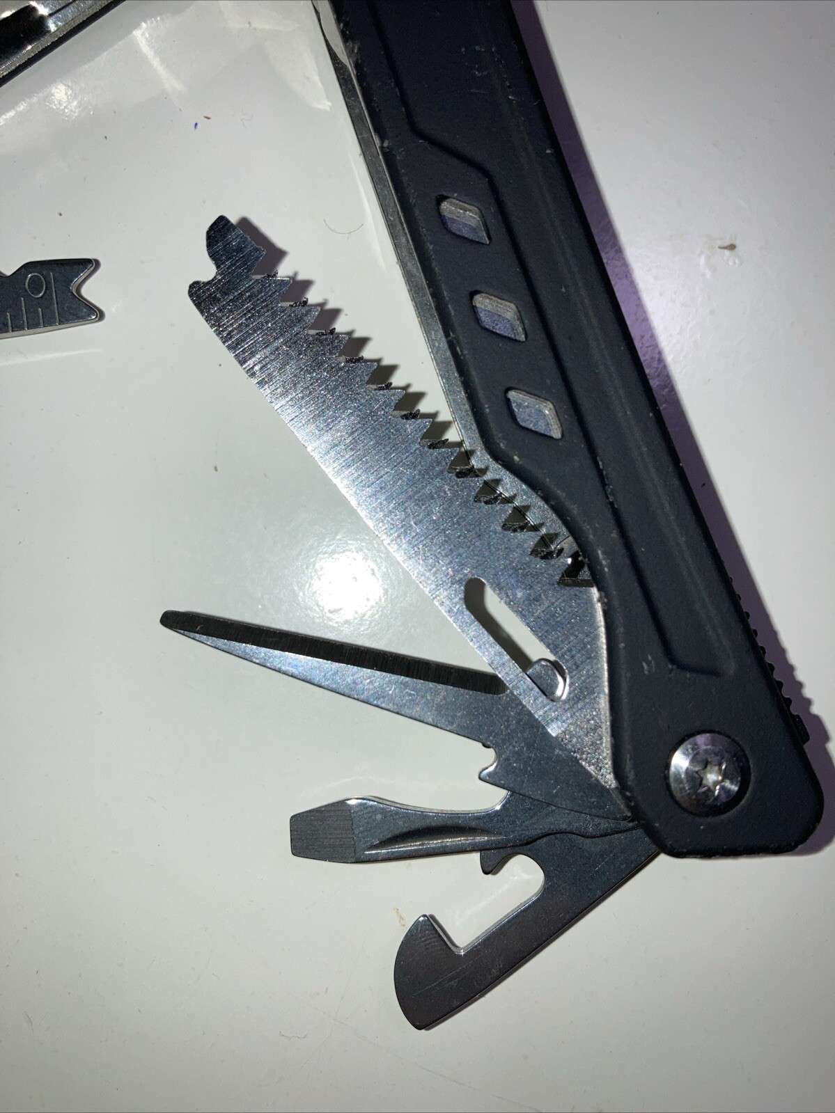 Multi Tool Pliers Ozark Trail Wire Cutter, Saw, Knife Black