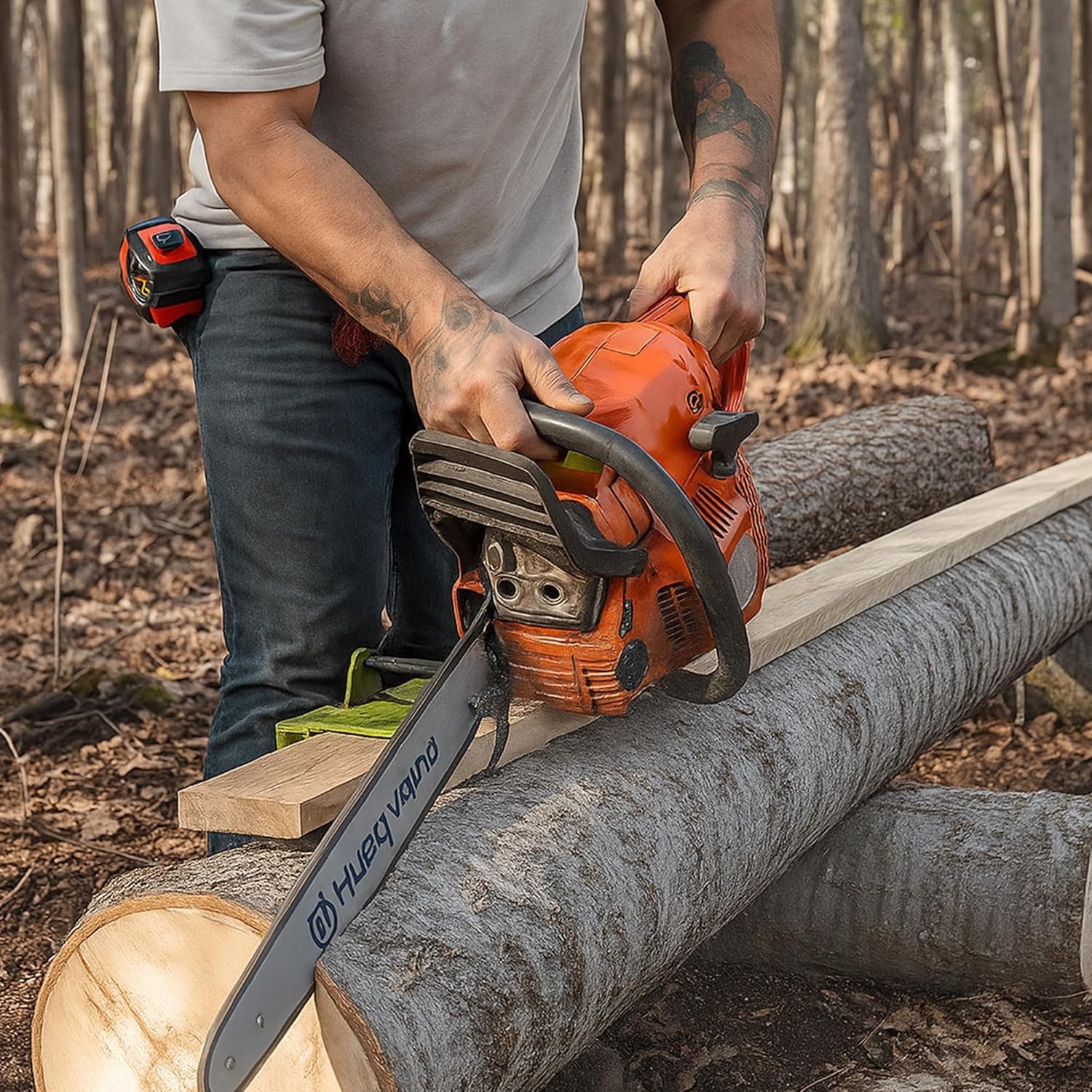 Durable Steel Lumber Cutting Guide for Versatile Timber Projects